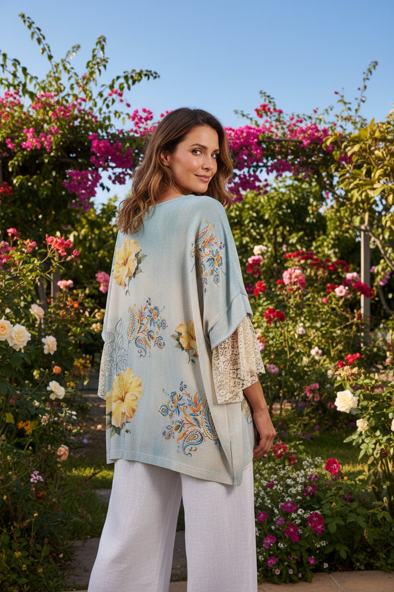 Top Frida avec pantalon de dos